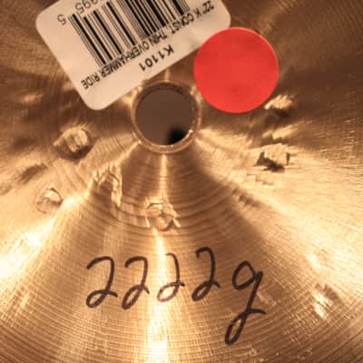 Zildjian K Constantinople Thin Overhammered 22" Ride Cymbal - Demo! image 7