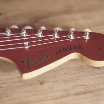 ✹ Vintage Fender Jaguar CIJ ~1997 - Candy Apple Red Matching Headstock Dyna O Serial Crafted in Japan image 2