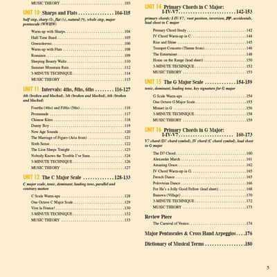 Hal Leonard Piano Adventures Adult all in one piano course book 1 image 3