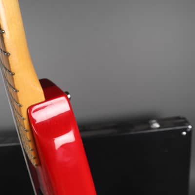 Kramer Vanguard USA 1982 Two Tone Trans Red Zebra image 22