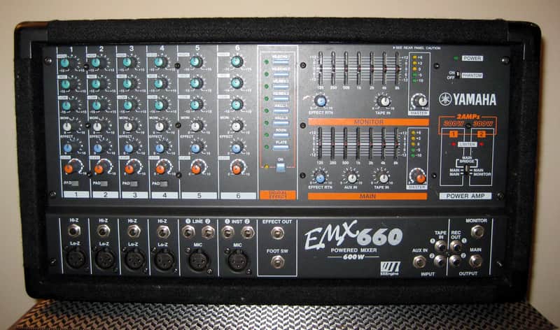 Yamaha EMX660 Powered Mixer | Reverb