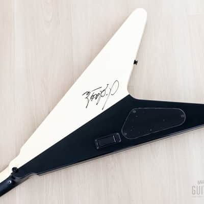 2012 Dean USA Michael Schenker Flying V Bass NAMM Limited Edition, 1 of 25, Signed w/ Case image 15