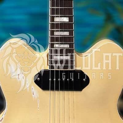 Rock N' Roll Relics Lightning P90 Aged White 241809 NAMM! image 5