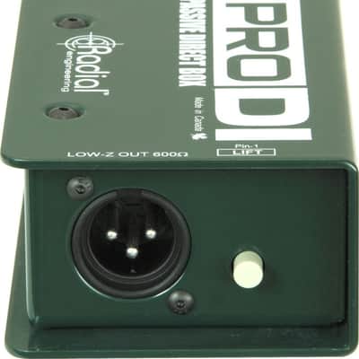 Radial Engineering ProDI Passive Instrument Direct Box DI w/ Mic Cable image 5