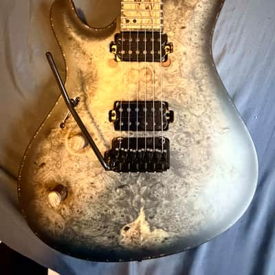 Mayones Regius Core V24 6 - Master Grade Buckeye Burl Carved Top, 5A Pale Moon Ebony, Left-Handed, Lefty, LH, Left, RARE image 2