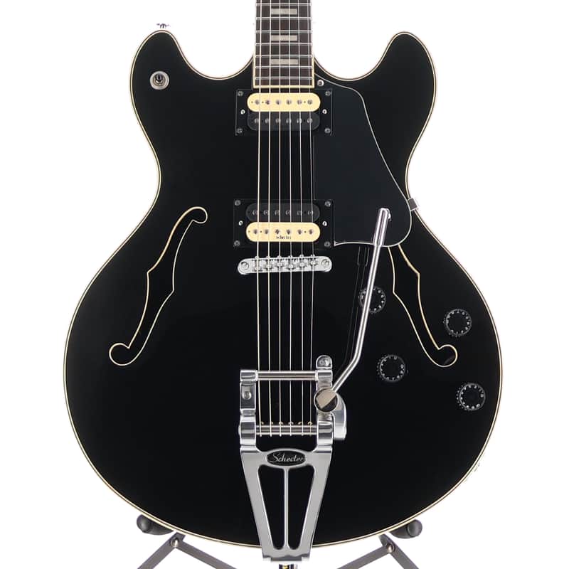 Schecter Corsair Gloss Black, Ebony Fretboard, Plays Great (SR) (39004) image 1