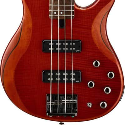 Yamaha TRBX604FM 4-String Bass Guitar, Rosewood Fingerboard, Caramel Brown image 1