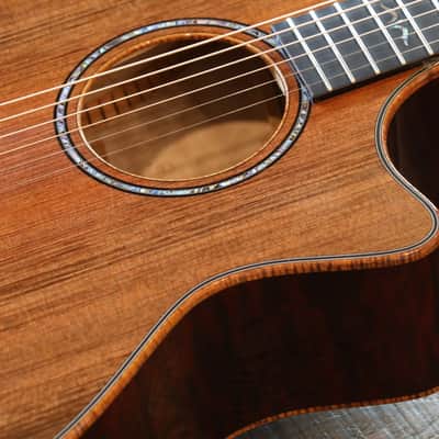 Unplayed! 2020 Taylor Custom Grand Auditorium Sinker Redwood Quilted Maple NAMM + OHSC image 4