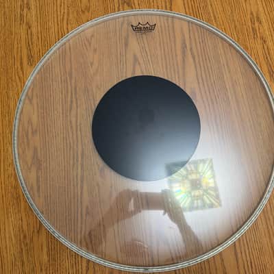 (4) 24” Remo Bass Drum Heads PS3 Black Dot Ebony Ambassador image 4