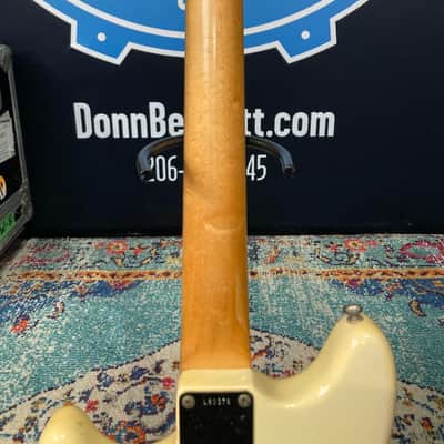 Fender Tom Hamilton's Aerosmith, Mustang Electric Guitar (#27) - Blonde image 21