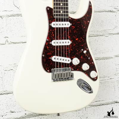 1997 Fender USA Roadhouse Strat White w/ Case image 2