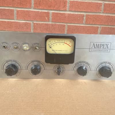 Ampex 350 Tube Mic Preamp microphone pre + 350-2U power supply PSU Vintage Rare as-is image 5