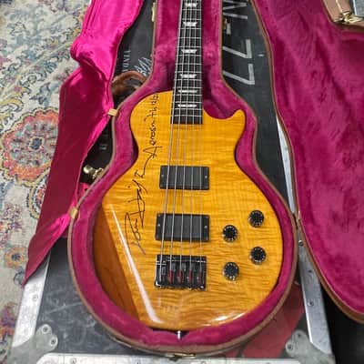 Gibson Tom Hamilton's Aerosmith, LPB-2 Les Paul Deluxe Plus Bass (#51) 1991 - Natural image 7