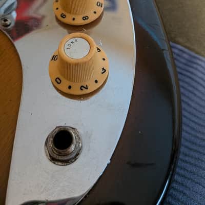 Teisco/Audition 3-Pickup Guitar Vintage 1960s MIJ Sunburst/Mac DeMarco Style image 8