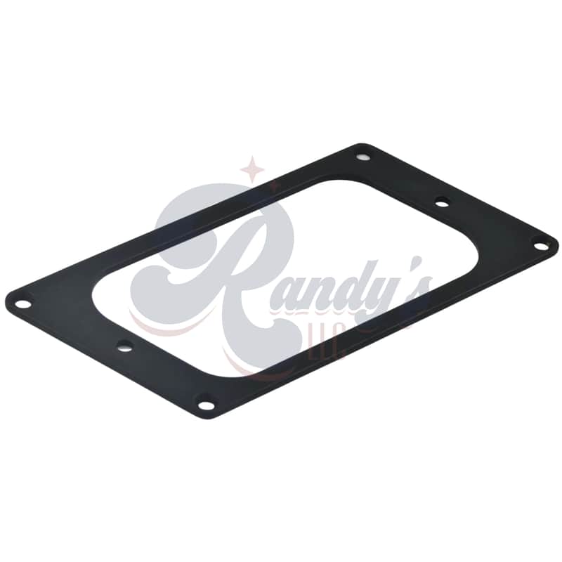 Advanced Plating 1987SBPC Advanced Plating | Nighthawk® Slanted Humbucker Pickup Mounting Ring - Fits Gibson®-Solar Black Powder Coat - 1987SBPC - Solar Black Powder Coat image 1