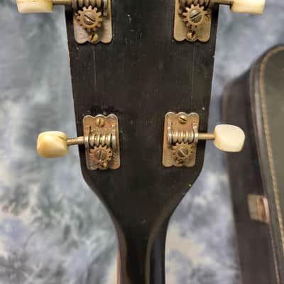 Vintage 1965 Kay 5 String Banjo New Strings Pro Setup Original Soft Shell Case image 9