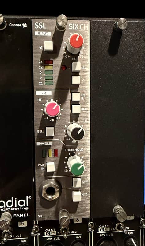 Solid State Logic SiX CH 500-Series Channel Strip Module 2021 - Present - Black Bild 1