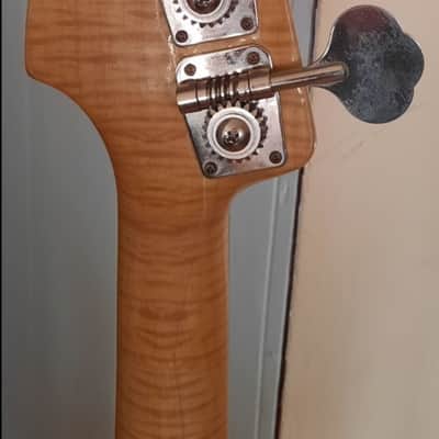 RARE! 1962 Tribute Fender Precision Foto Flame P Bass Guitar MIJ 1995 image 3