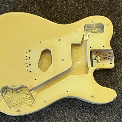 1972 1973 Fender Telecaster Custom guitar body white image 1