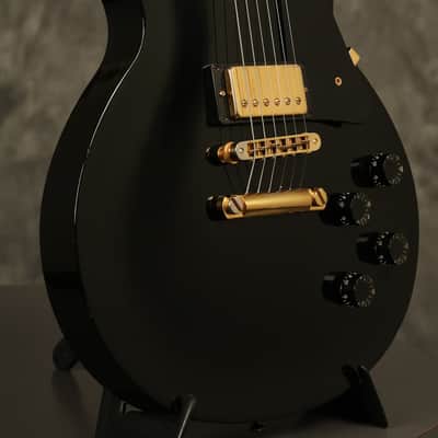 1994 Gibson Les Paul Studio Black/Ebony with GOLD hardware image 9