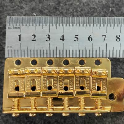 1980's Tokai Japan NOS S-062 Stratocaster Tremolo Bridge System (Gold) image 7