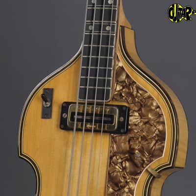 Hofner 5000/1B Super Beatles Bass 1972 Natural image 6