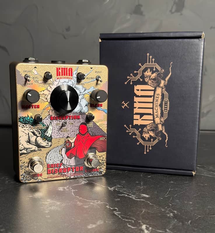 KMA Audio Machines Chief Disrupter Fundamental Fuzz/Distortion 2022 - Present - Gold image 1