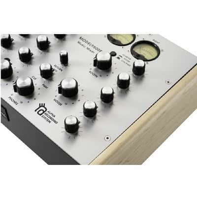 Alpha Recording System MODEL9500B 4-Channel Rotary DJ Mixer with Wooden Sides (limited silver edition) image 5