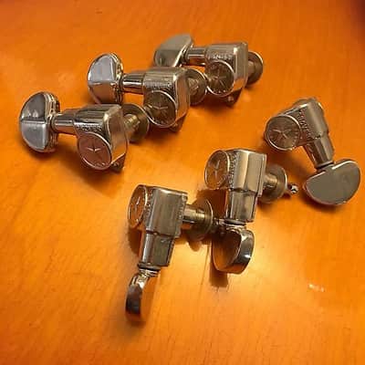 Grover Grover Pat pend PAF star futura tuners c 1960 1959 Chrome original vintage gibson Martin d35 image 2
