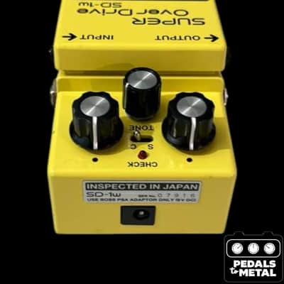 Boss SD-1W Super OverDrive Waza Craft 2015 - Present - Yellow - X18389 image 3