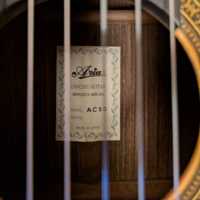 Aria AC-80 1980s - Natural Gloss image 7