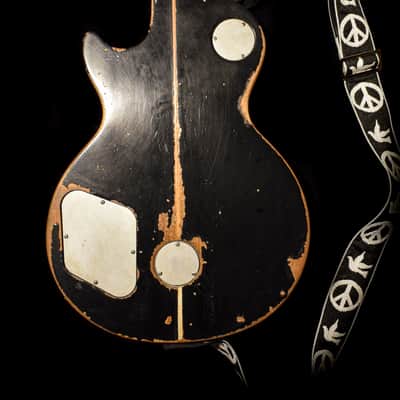 Dax&Co. Heavy Aged Neil Young "Old Black" style Gibson Les Paul Guitar Relic W/ Case! image 7