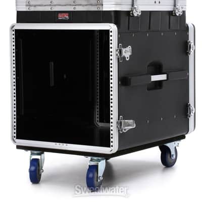 Gator GRC-12X10 PU 12U Top / 10U Front Console Audio Rack (GRC12x10PUd1) image 6