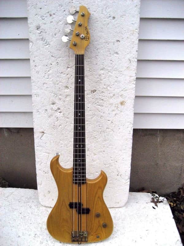 Electra X635 Bass Guitar 1982 Natural Finish image 1