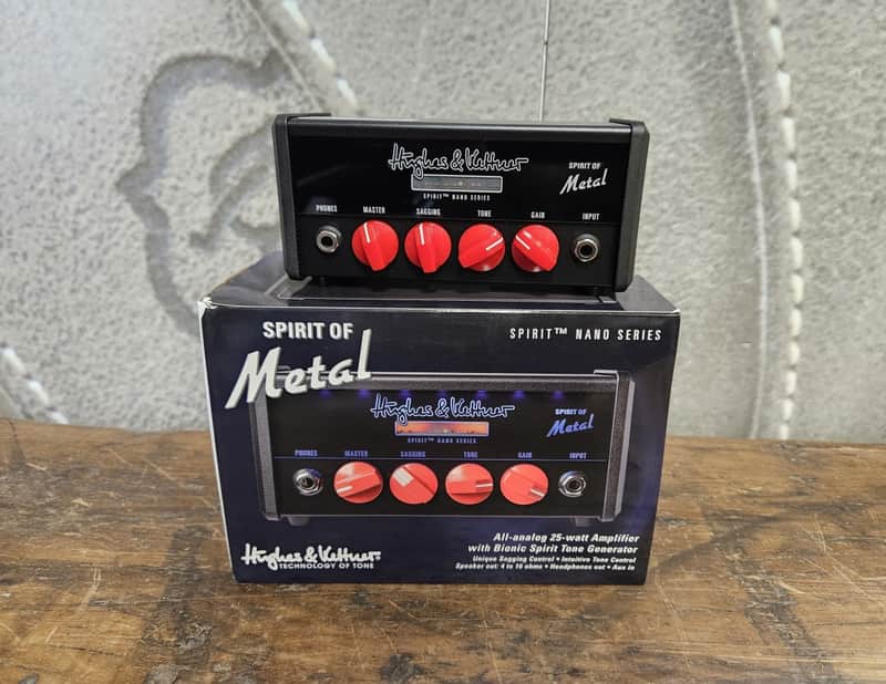 Hughes & Kettner Spirit Nano Spirit of Metal 25-Watt Mini Guitar Amp Head 2020 - 2021 - Black image 1