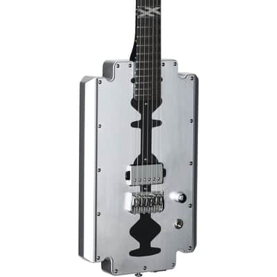 Schecter Machine Gun Kelly Razor Blade Electric Guitar, Metallic Silver image 1