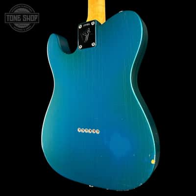 Vintage 1966 Fender Telecaster Factory Refin Lake Placid Blue w/OHSC TSU24885 image 7