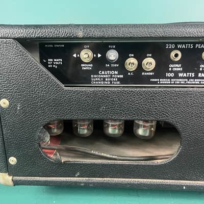 Immagine Fender PA 100 Mixer Amplifier Guitar Bass 100 watt 1970s amp - 8