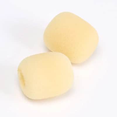 8Mm Dia Yellow Wind Shield Mic Sponge Cover For Loudspeaker Lapel Microphone Headset Microphone Ey-M02 Pack Of 10 image 2