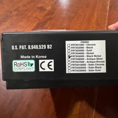 Floyd Rose FRTX05000 FRX Top Mount Tremolo 2010s - Black Nickel image 9