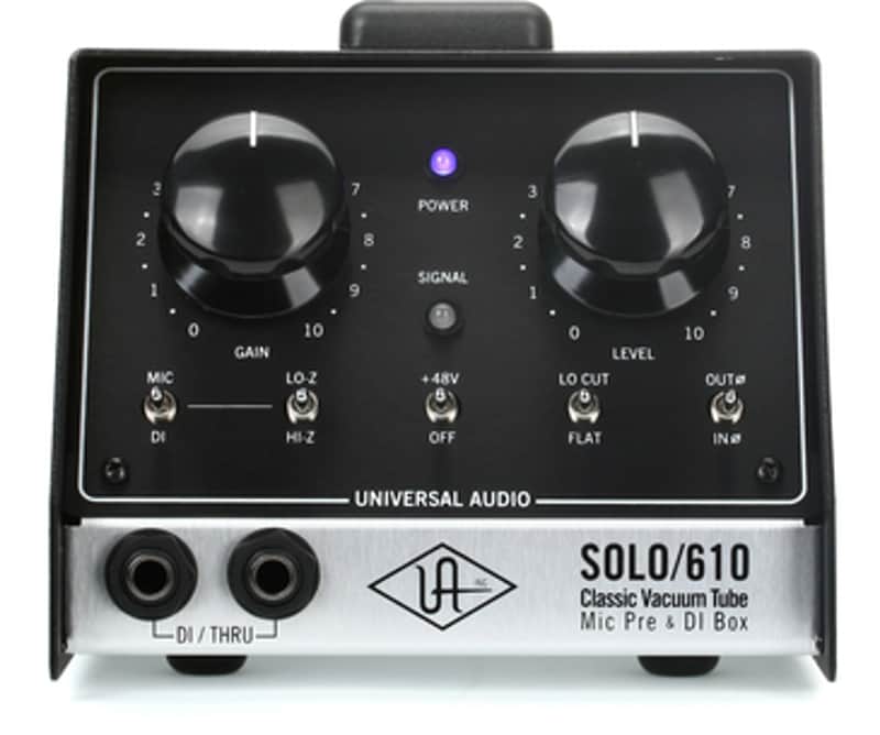 Universal Audio Solo/610 Desktop Tube Mic Preamp 2006 - Present - Black image 1