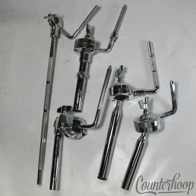 Yamaha/Tama/Gibraltar Tom Drum Mounts L-Arms 3/8"+1 Hex 7/8" 1" Tube Post Chrome image 1