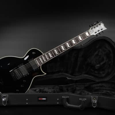 2022 ESP LTD Deluxe EC-1007 ET Evertune - Black | Korea Les Paul Singlecut 7-String Set-Thru EMG 81-7 / 60-7 Humbucker 24 XJ Stainless Steel Frets | Case image 2