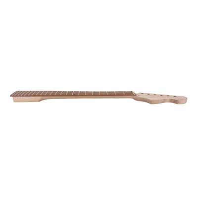 Electric Guitar Neck 22 Fret 25.5 Inch Mahogany Rosewood Fretboard Nice Inlay Bolt On Set in Heel Guitar Neck Replacement(Flower Inlay) image 8