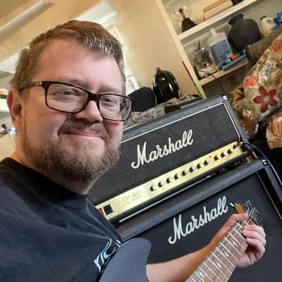 Marshall JCM 800 Lead Series Model 2205 2-Channel 50-Watt Head 1980s - Black image 3