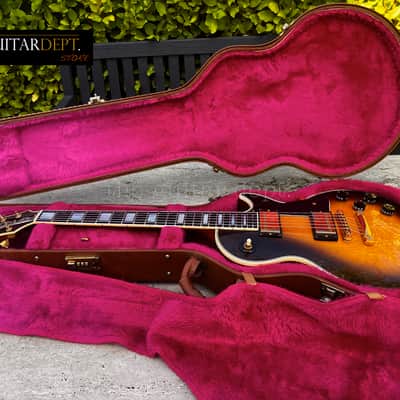 ♚INCREDIBLE♚ Vintage 1990 Gibson Les Paul CUSTOM ♚100%♚ TOBACCO BURST ! ♚OHSC♚R8*59 image 2