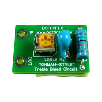 Boffin FX Kinman Adjustable Treble Bleed (1,061 Hz Green) - For PRS & Vintage Output Humbuckers image 4