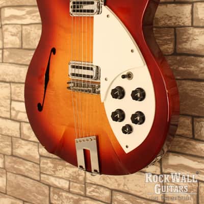 Rickenbacker  1997 Rose Morris  1989 - Fireglo  F-Hole Tom Petty 330 image 5