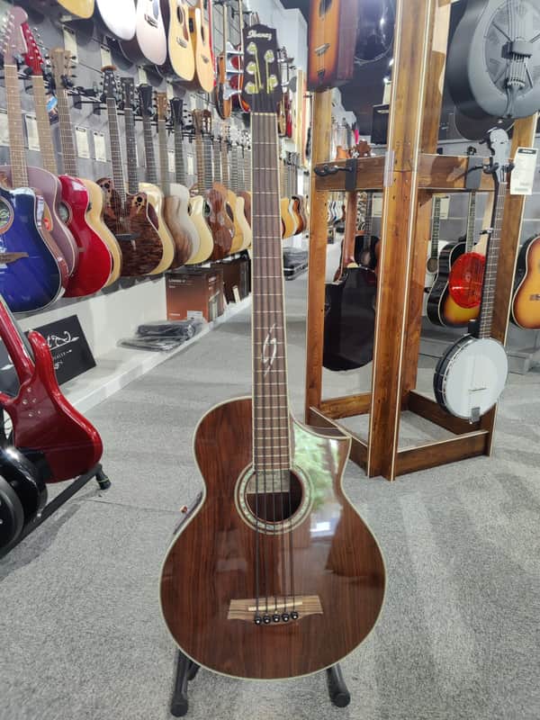 IBANEZ EWB205WNE-NT 2001 Electro Acoustic Bass 5-String image 1