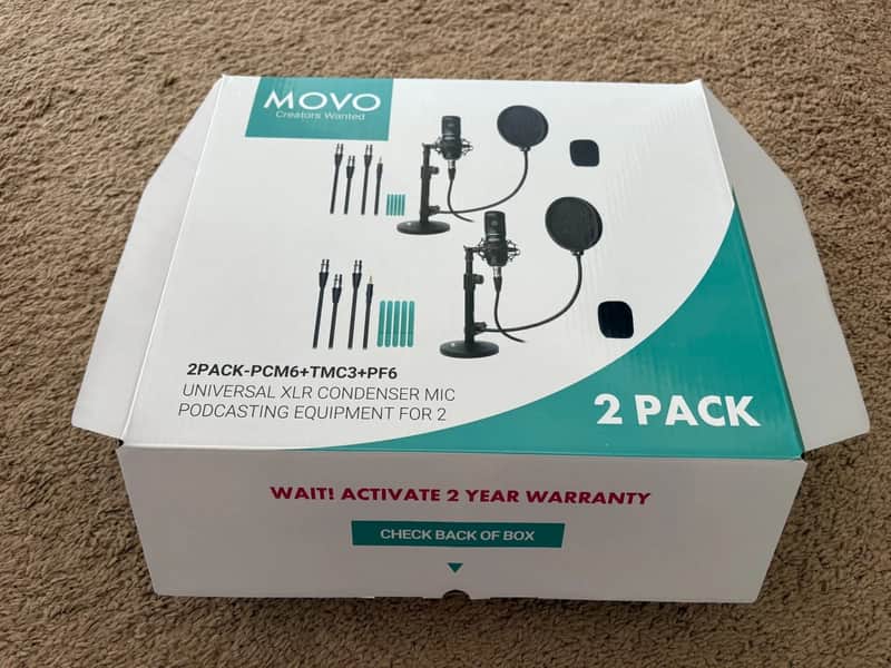 Movo condenser mic kit image 1